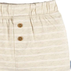 3-Pack Baby Neutral Tan Stripe, Tan, & Grey Knit Shorts