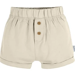 3-Pack Baby Neutral Tan Stripe, Tan, & Grey Knit Shorts