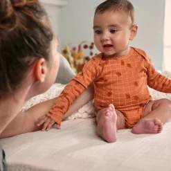 3-Pack Baby Neutral Thankful Long Sleeve Onesies® Bodysuits