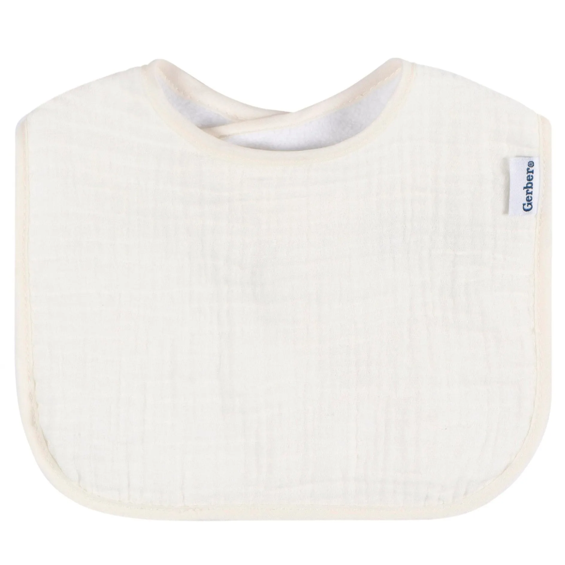 8-Pack Baby Neutral Warm Shades Muslin Drooling Bibs