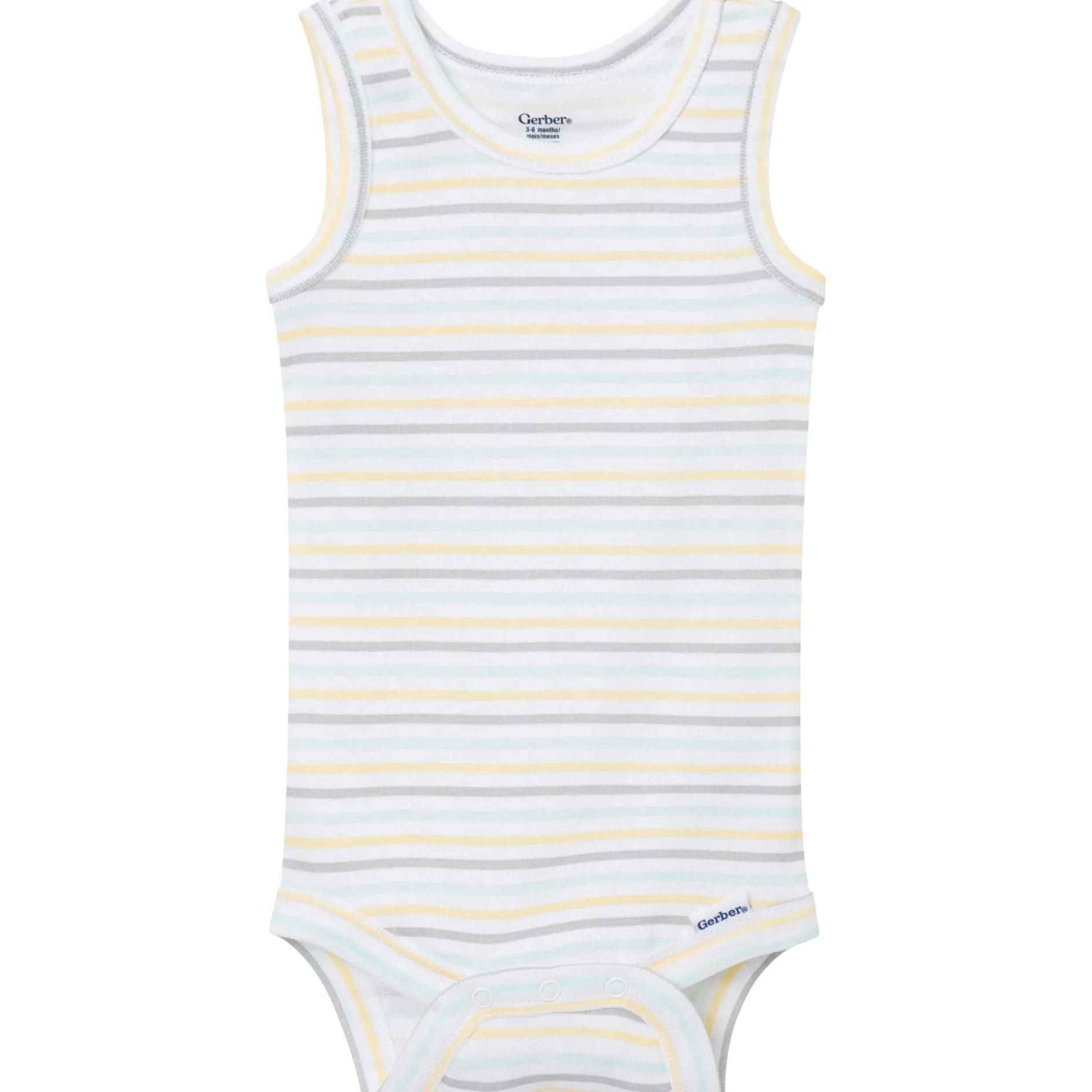 5-Pack Baby Neutral Yellow Sunshine Sleeveless Bodysuits