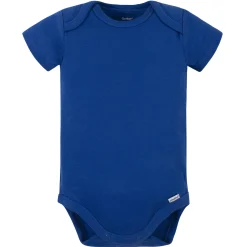 5-Pack Baby Royal Blue Premium Short Sleeve Onesies® Bodysuits
