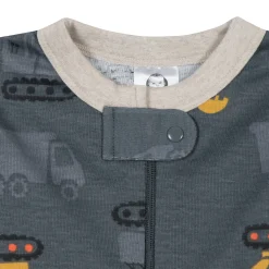 4-Pack Baby & Toddler Boys Bears & Construction Trucks Snug Fit Footed Cotton Pajamas