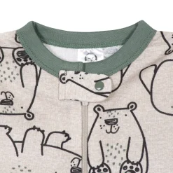 4-Pack Baby & Toddler Boys Bears & Construction Trucks Snug Fit Footed Cotton Pajamas