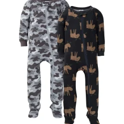 2-Pack Baby & Toddler Boys Camo Snug Fit Footed Cotton Pajamas