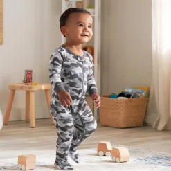 2-Pack Baby & Toddler Boys Camo Snug Fit Footed Cotton Pajamas
