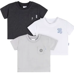3-Pack Baby & Toddler Boys Chill Vibes Short Sleeve T-Shirts