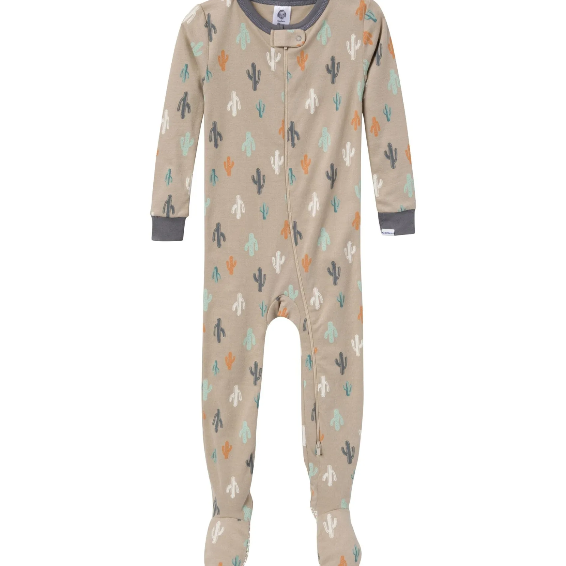 4-Pack Baby & Toddler Boys Desert Animals Snug Fit Footed Pajamas