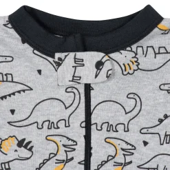 2-Pack Baby & Toddler Boys Dino Snug Fit Footed Cotton Pajamas