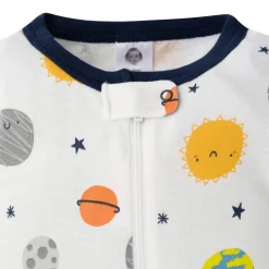 2-Pack Baby & Toddler Boys Earth Snug Fit Footed Cotton Pajamas