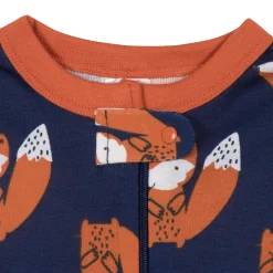 2-Pack Baby & Toddler Boys Fox Snug Fit Footed Cotton Pajamas