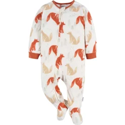 2-Pack Baby & Toddler Boys Fox Stripe Fleece Pajamas