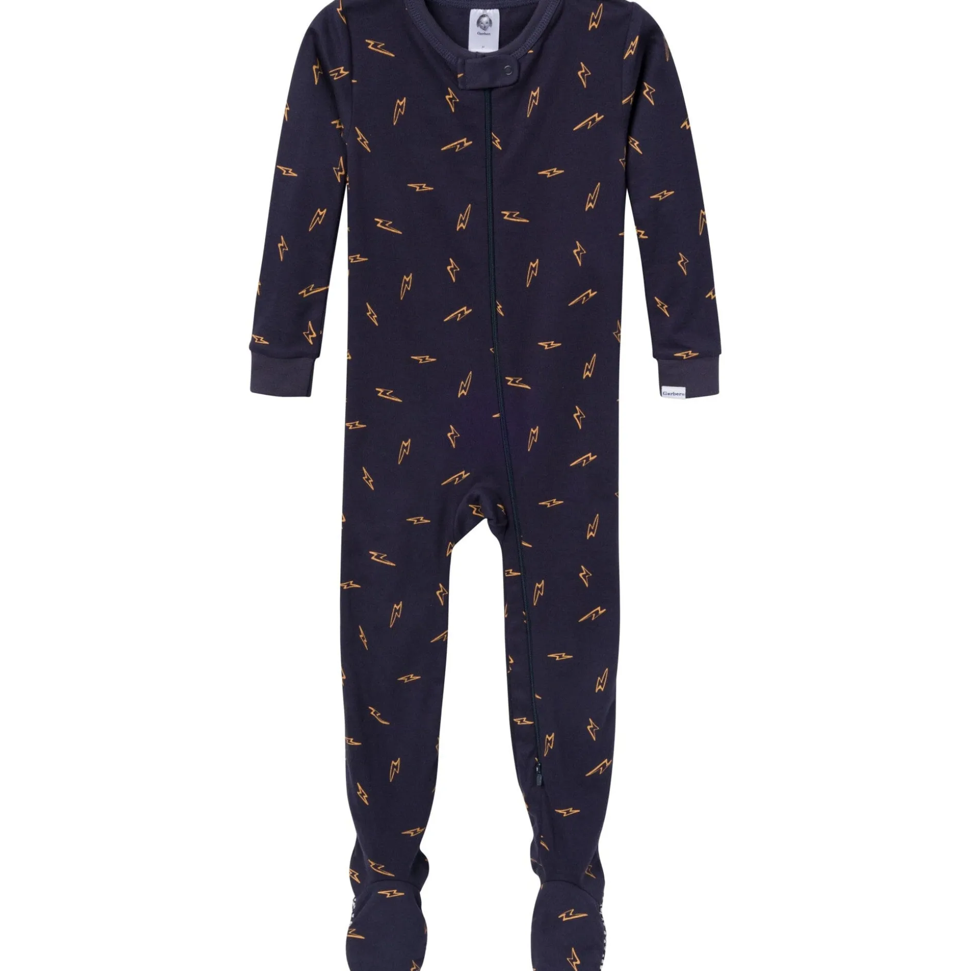 2-Pack Baby & Toddler Boys Guitars Snug Fit Footed Pajamas