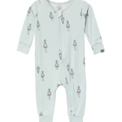 2-Pack Baby & Toddler Boys Light Sky Spaceship Viscose Snug Fit Footless Pajamas