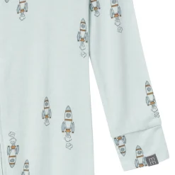 2-Pack Baby & Toddler Boys Light Sky Spaceship Viscose Snug Fit Footless Pajamas