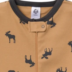 2-Pack Baby & Toddler Boys Moose Snug Fit Footed Pajamas
