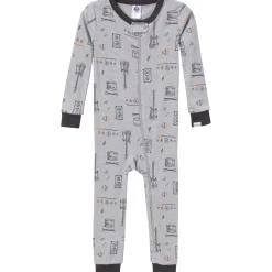 3-Pack Baby & Toddler Boys Music Snug Fit Footless Pajamas