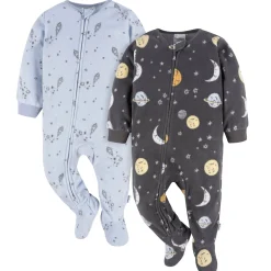 2-Pack Baby & Toddler Boys Space Fleece Pajamas