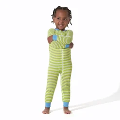 3-Pack Baby & Toddler Boys Stripes & Doggies Snug Fit Footless Pajamas