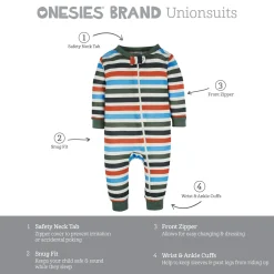 3-Pack Baby & Toddler Boys Unbearably Cute Snug Fit Footless Pajamas
