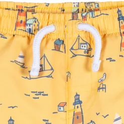 2-Pack Baby & Toddler Boys UPF 50+ Lighthouse Swim Trunks