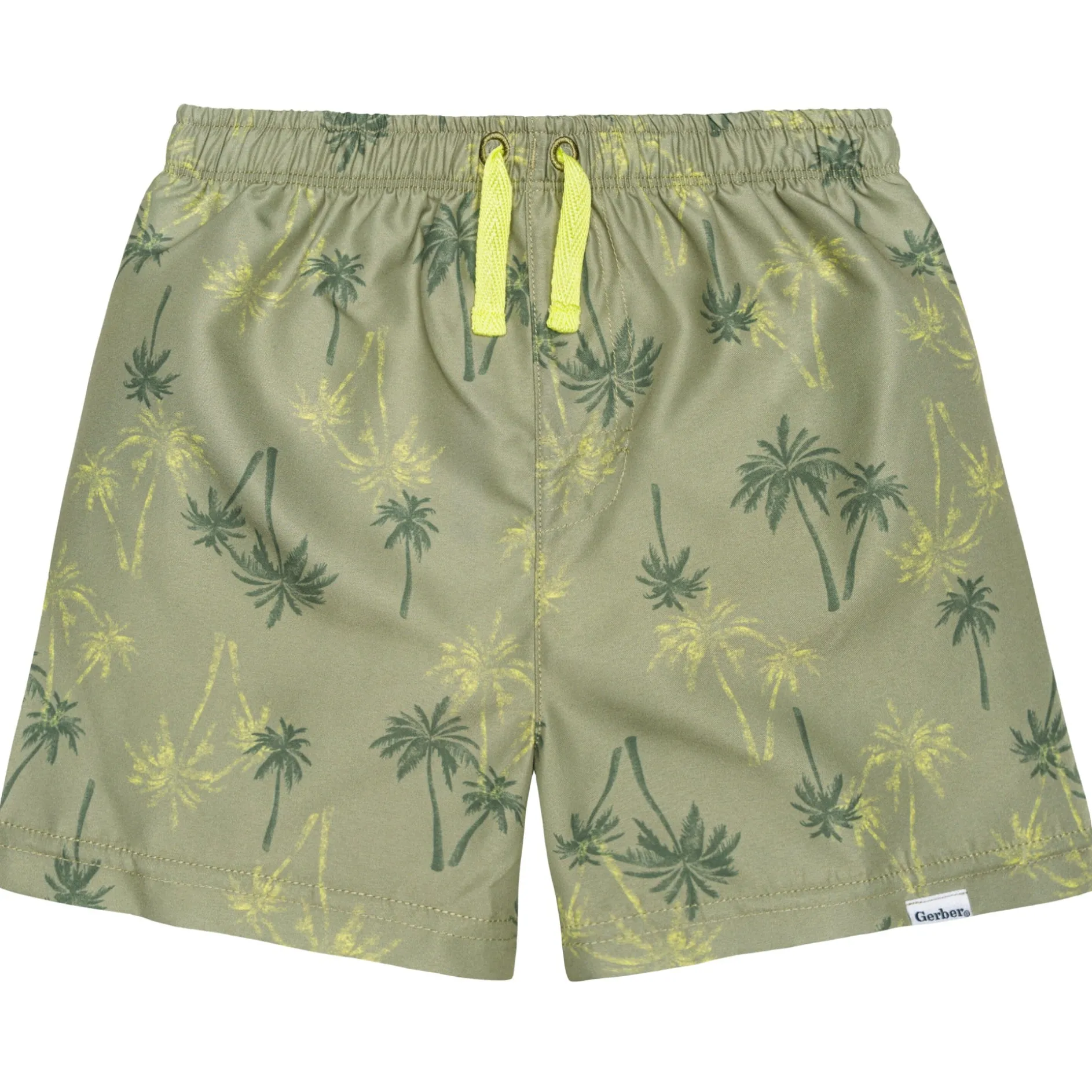 2-Pack Baby & Toddler Boys UPF 50+ Palm Tree Swim Trunks