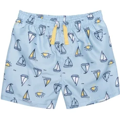 2-Pack Baby & Toddler Boys UPF 50+ Sailboats Swim Trunks