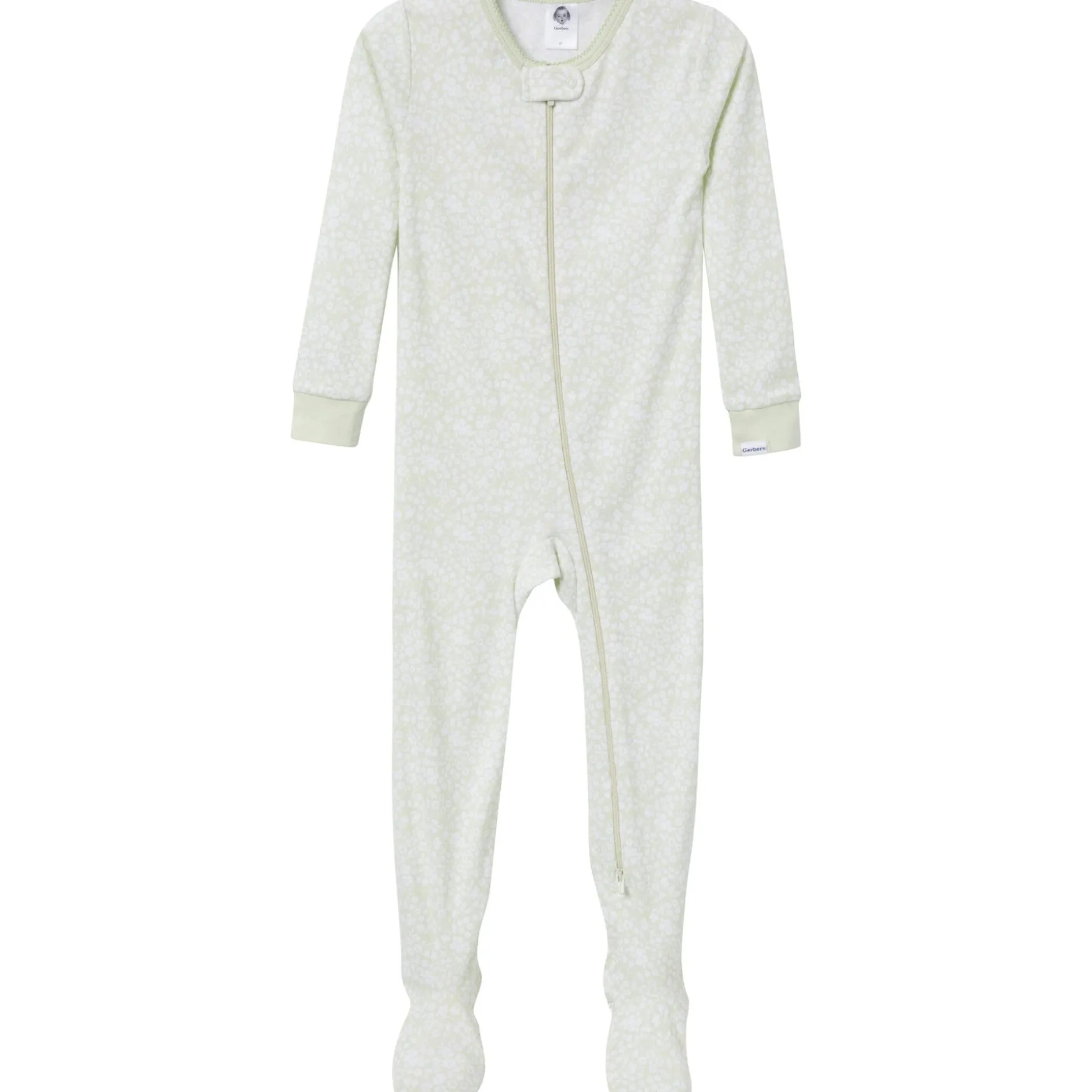 4-Pack Baby & Toddler Girls Butterflies Snug Fit Footed Pajamas