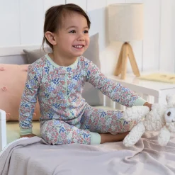 3-Pack Baby & Toddler Girls Ditsy Floral Snug Fit Footless Pajamas