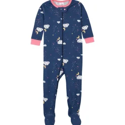 4-Pack Baby & Toddler Girls Dreams & Rainbows Snug Fit Footed Cotton Pajamas