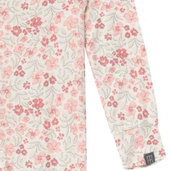 2-Pack Baby & Toddler Girls Ivory Floral Viscose Snug Fit Footless Pajamas