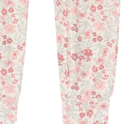 2-Pack Baby & Toddler Girls Ivory Floral Viscose Snug Fit Footless Pajamas