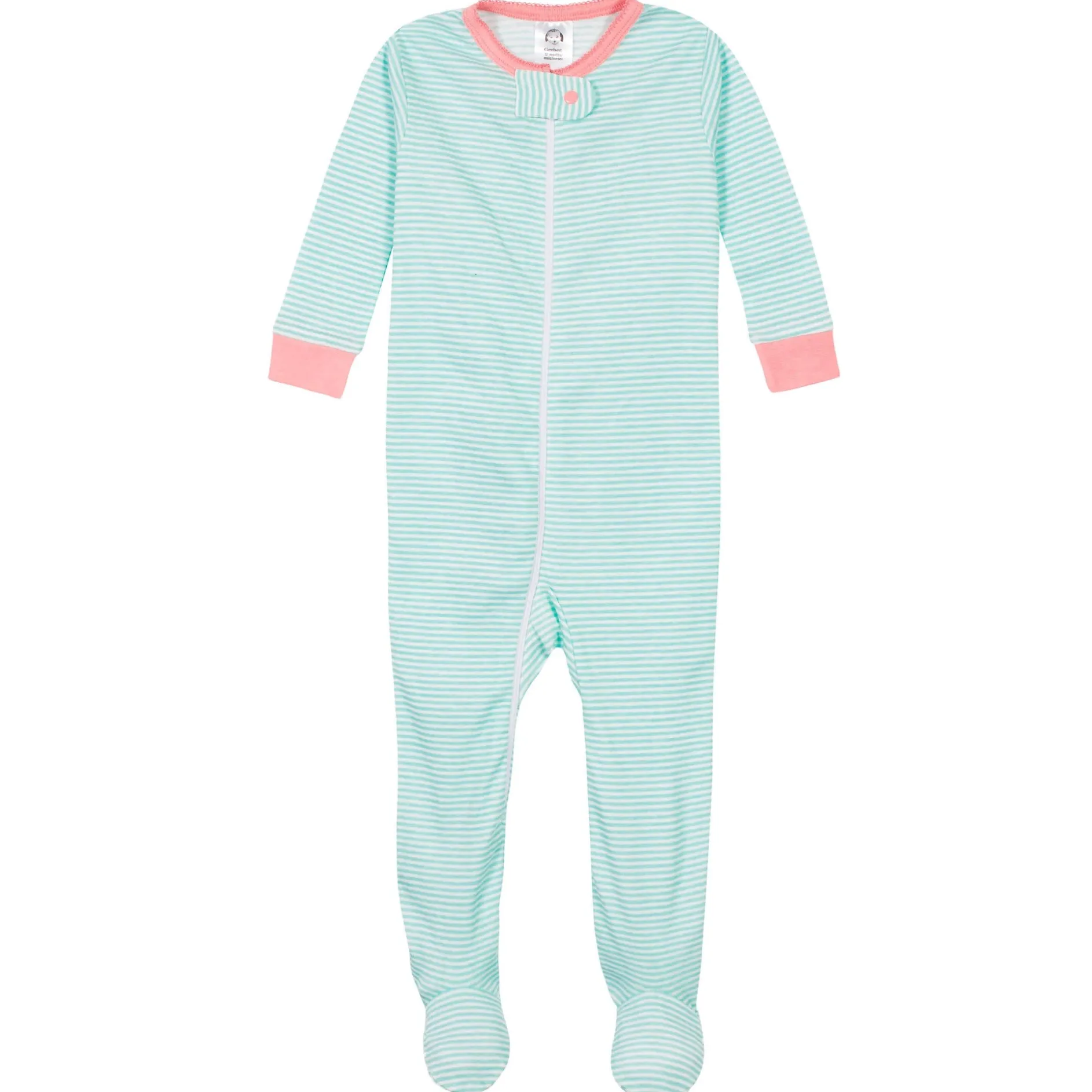 4-Pack Baby & Toddler Girls Llamas & Love Snug Fit Footed Cotton Pajamas