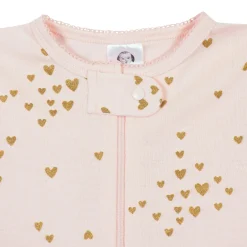 2-Pack Baby & Toddler Girls Love Snug Fit Footed Cotton Pajamas