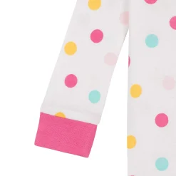 4-Pack Baby & Toddler Girls Unicorns & Cats Snug Fit Footed Cotton Pajamas