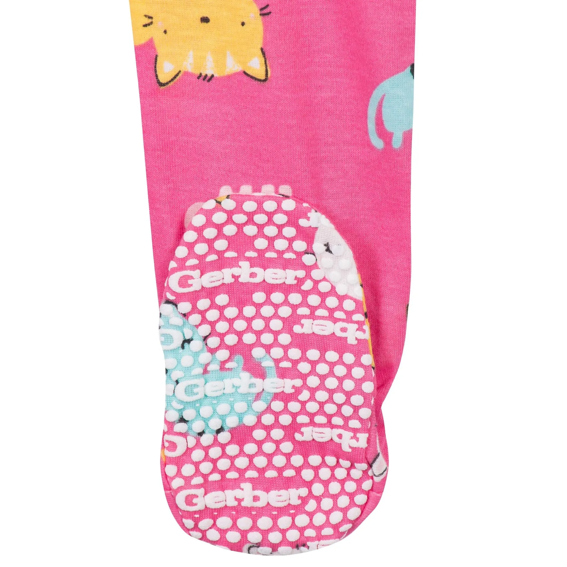 4-Pack Baby & Toddler Girls Unicorns & Cats Snug Fit Footed Cotton Pajamas