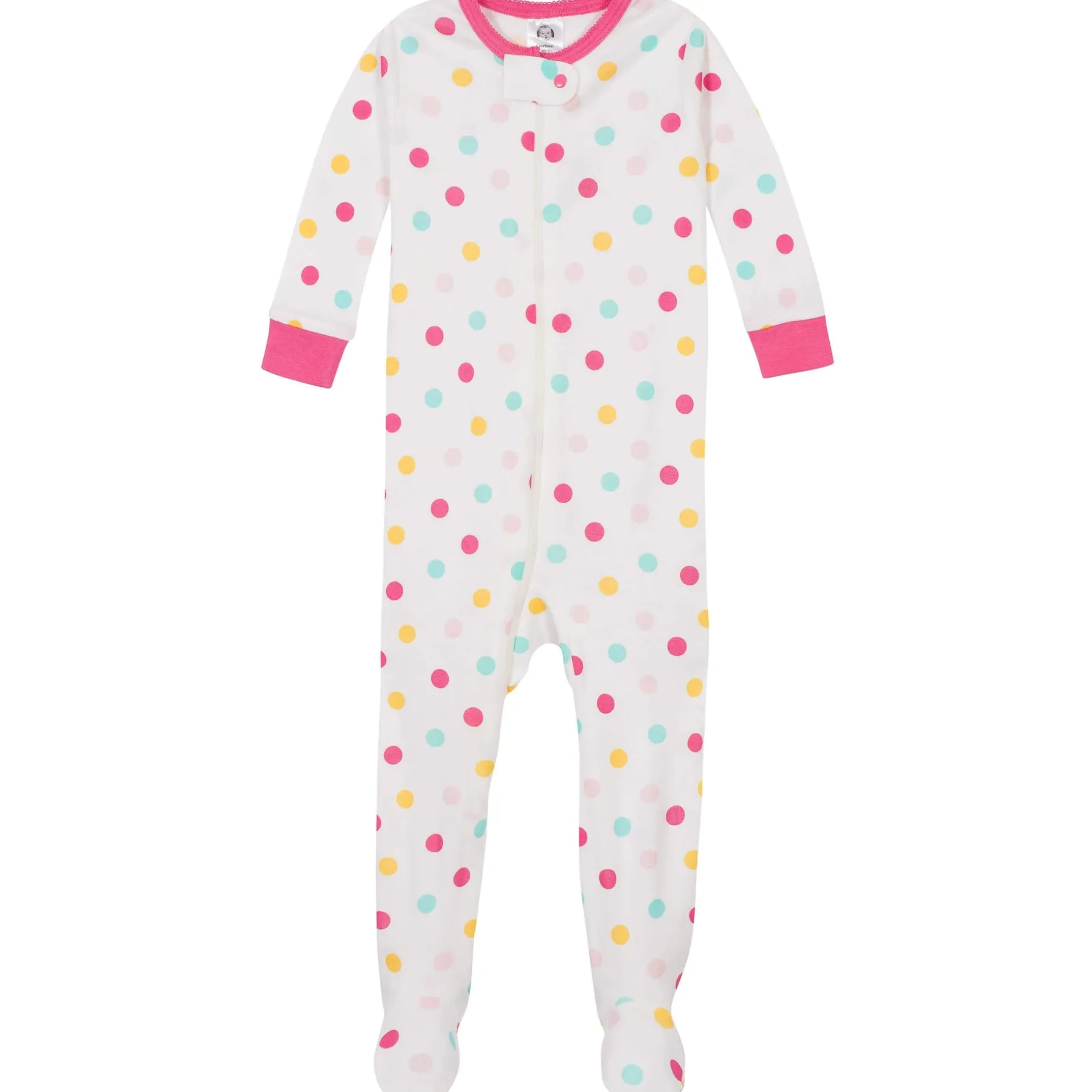4-Pack Baby & Toddler Girls Unicorns & Cats Snug Fit Footed Cotton Pajamas