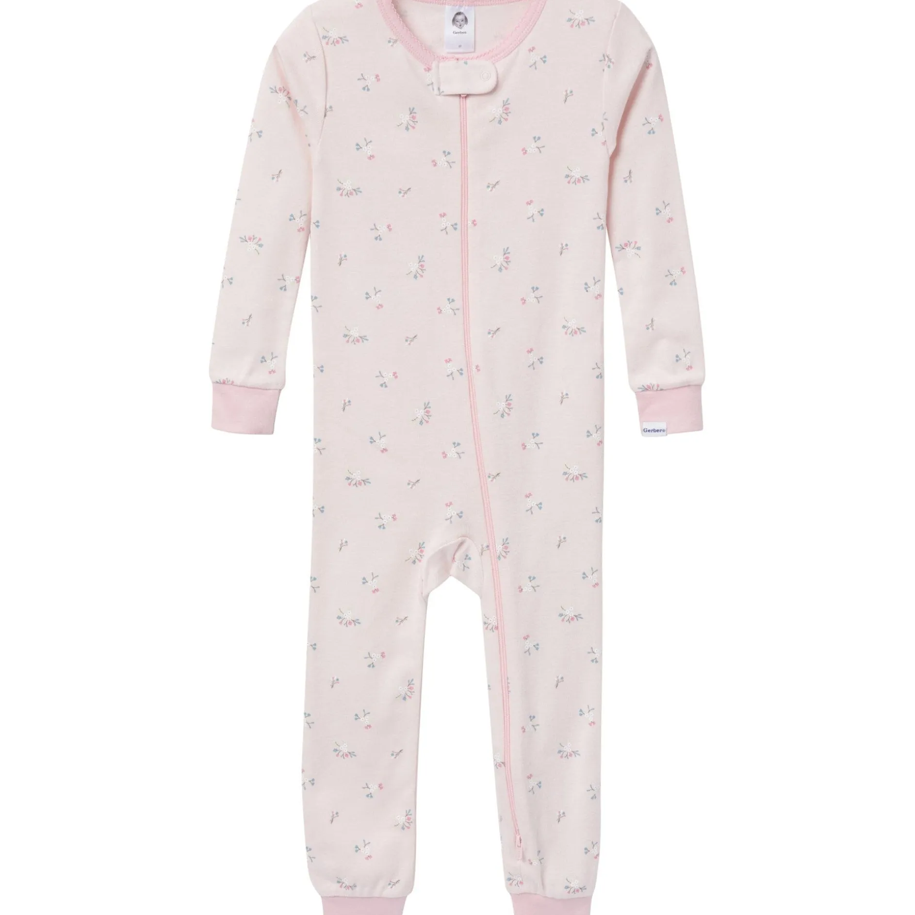 3-Pack Baby & Toddler Girls Woodland Floral Snug Fit Footless Pajamas