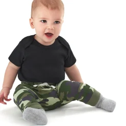 8-Pack Baby & Toddler Gray Heather Wiggle Proof® Jersey Crew Socks