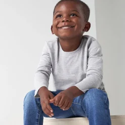 5-Pack Baby & Toddler Heather Gray Long Sleeve Tees