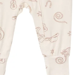 2-Pack Baby & Toddler Neutral Beige Cowboy Viscose Snug Fit Footless Pajamas