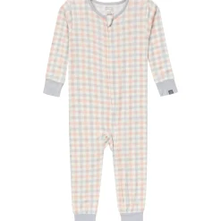 2-Pack Baby & Toddler Neutral Blue Plaid Viscose Snug Fitting Footless Pajamas