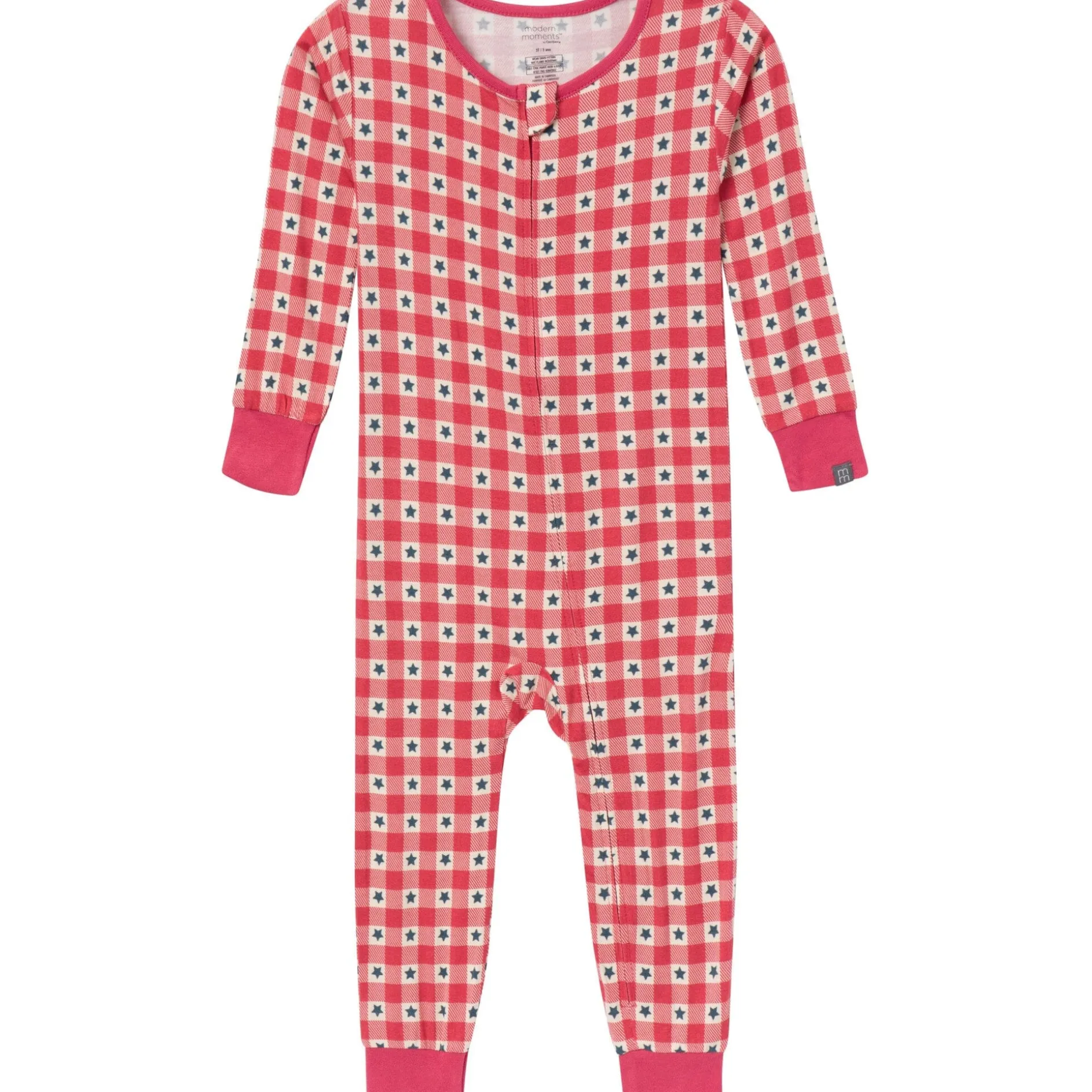 2-Pack Baby & Toddler Neutral Blue Umbrella Viscose Snug Fitting Footless Pajamas