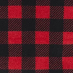 2-Pack Baby & Toddler Neutral Buffalo Plaid & Trees Fleece Pajamas