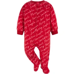 2-Pack Baby & Toddler Neutral Deer Fair Isle Fleece Pajamas