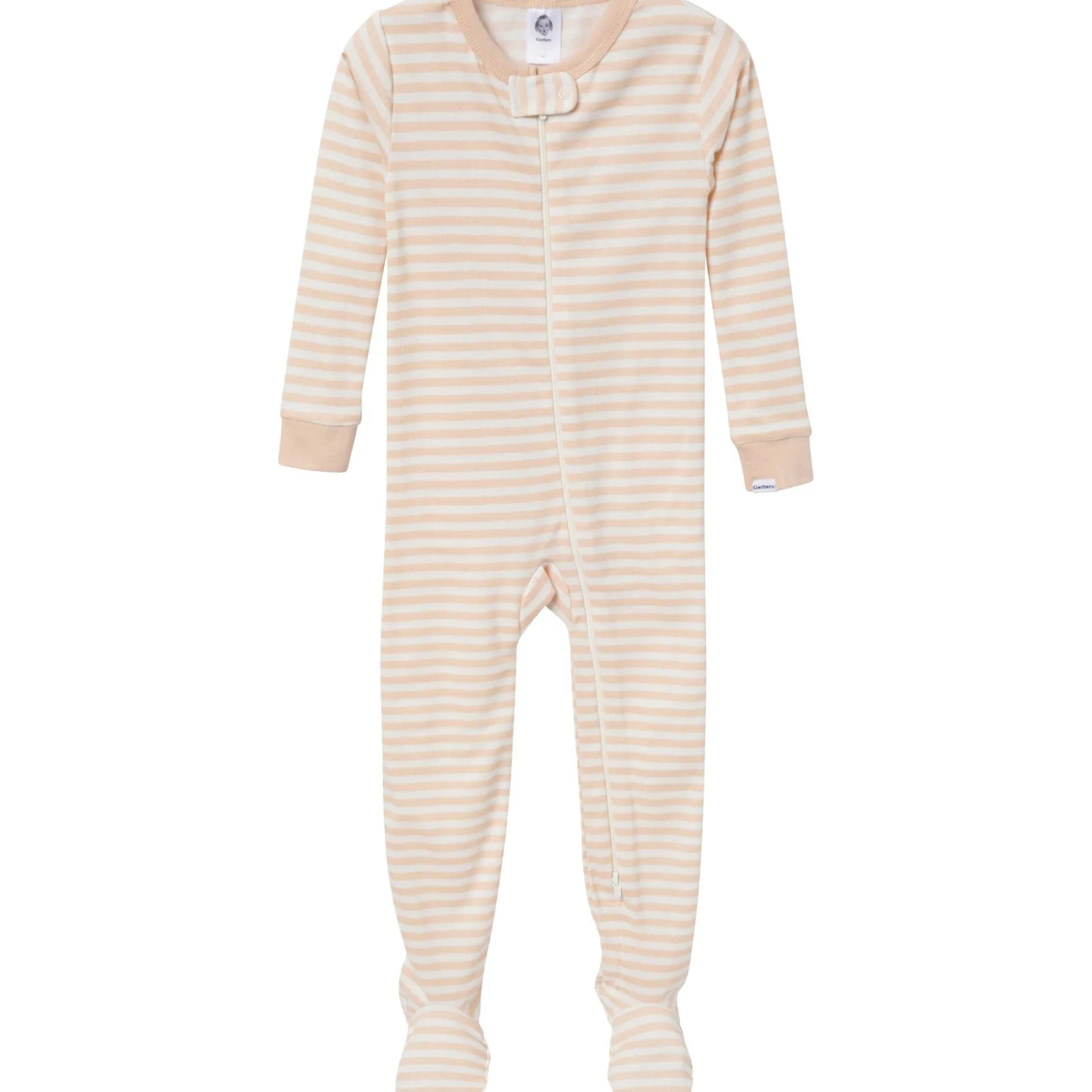 2-Pack Baby & Toddler Neutral Farm Snug Fit Footed Pajamas