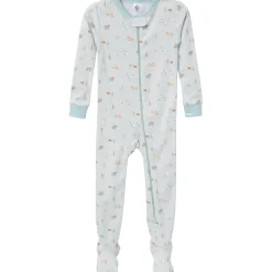 4-Pack Baby & Toddler Neutral Farm Snug Fit Footed Pajamas