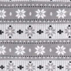 2-Pack Baby & Toddler Neutral Grey Fair Isle Fleece Pajamas