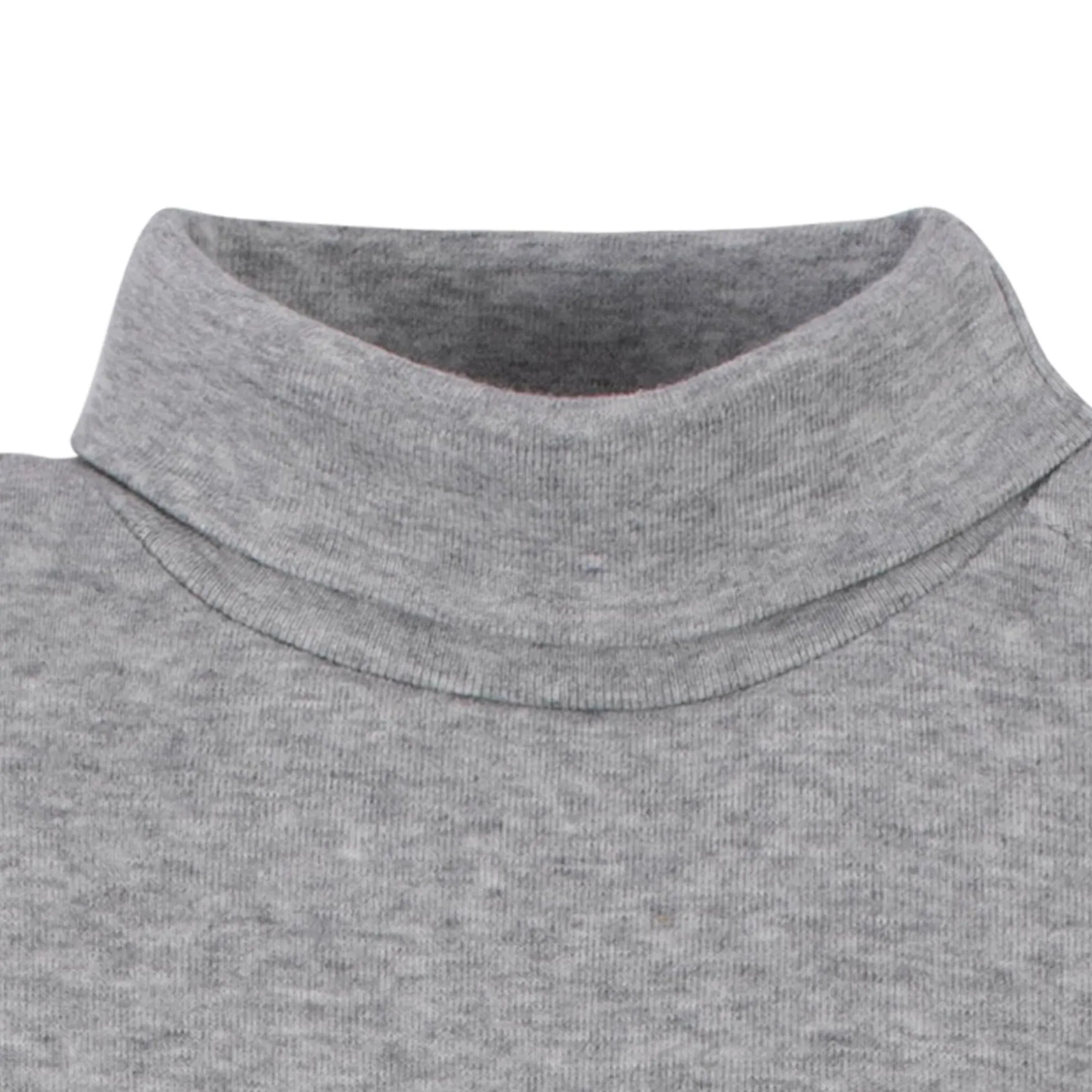 2-Pack Baby & Toddler Neutral Grey Heather Long Sleeve Turtleneck Onesies® Bodysuits