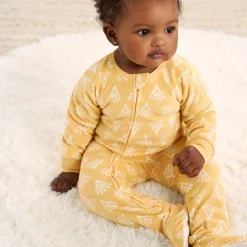 2-Pack Baby & Toddler Neutral Safari Fleece Pajamas